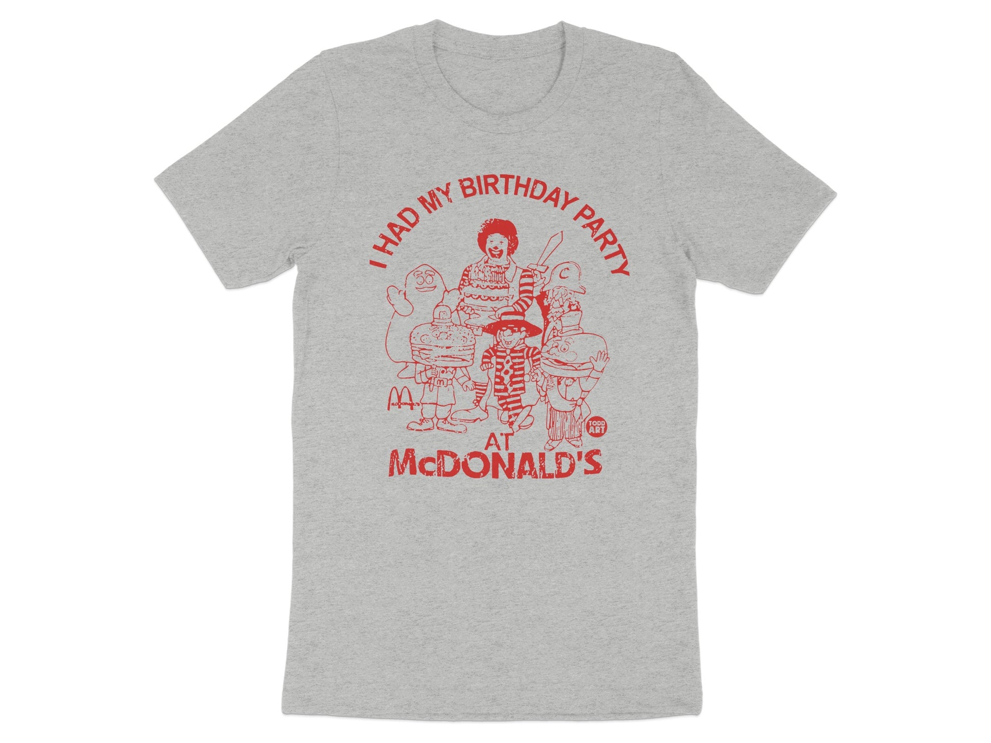 McDonald's Birthday Party Design T-Shirt Product
