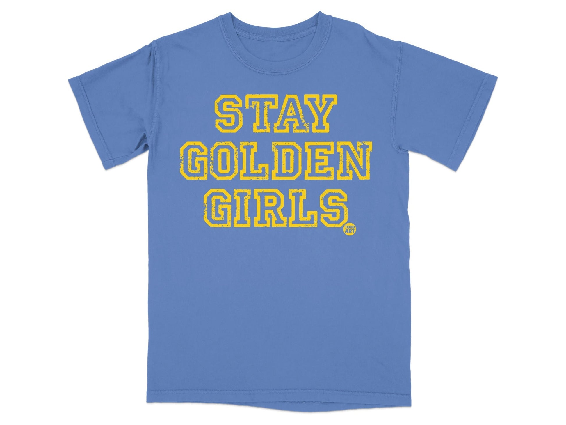 STAY GOLDEN GIRLS Blue Graphic Tee