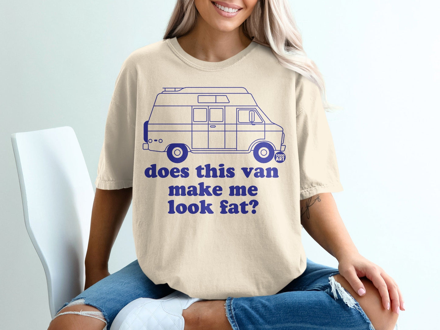 Does This Van Make Me Look Fat Unique T-shirt Design