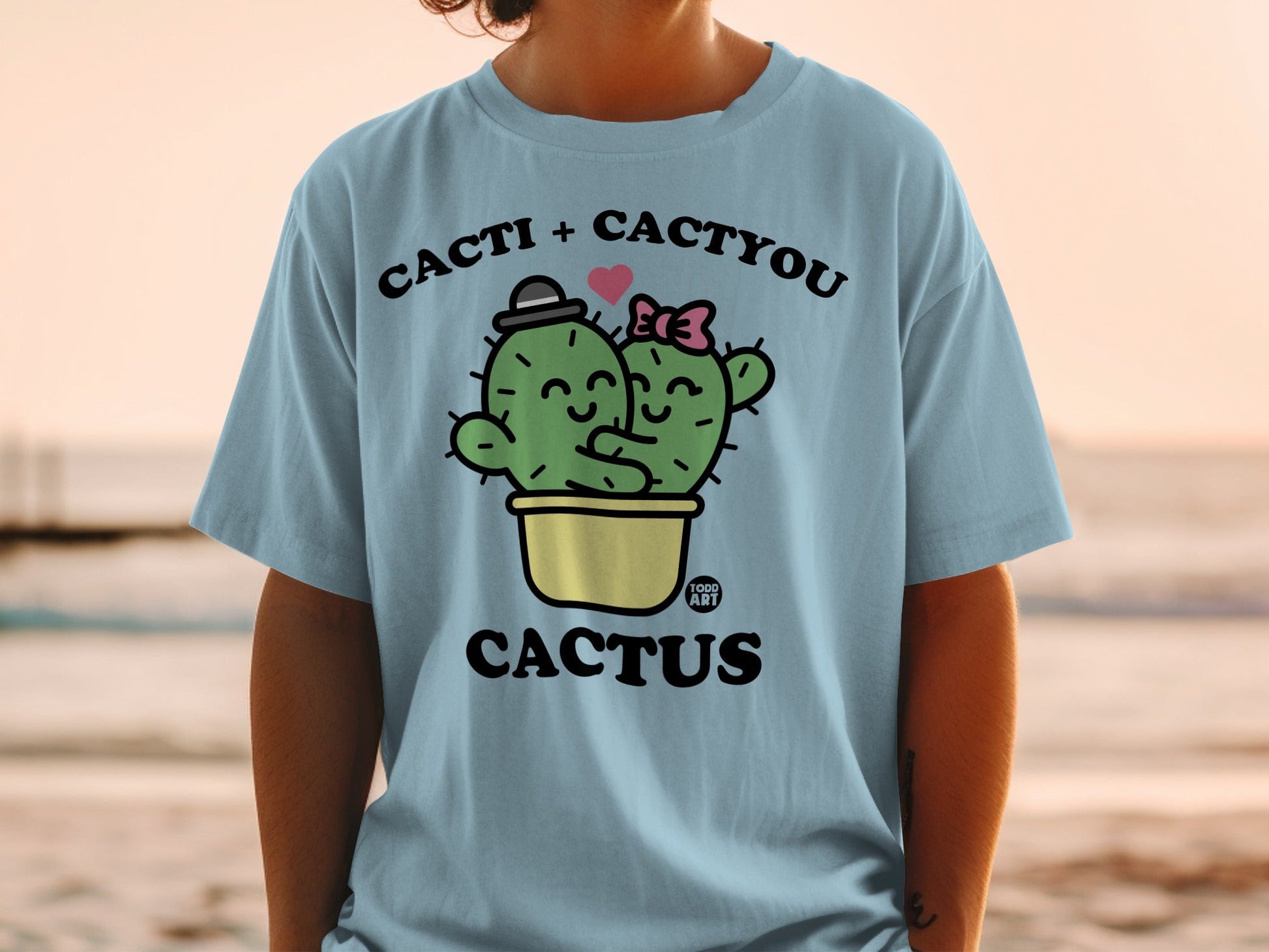 Cute Cacti and Cactyou Design Cactus Shirt for Nature Lovers