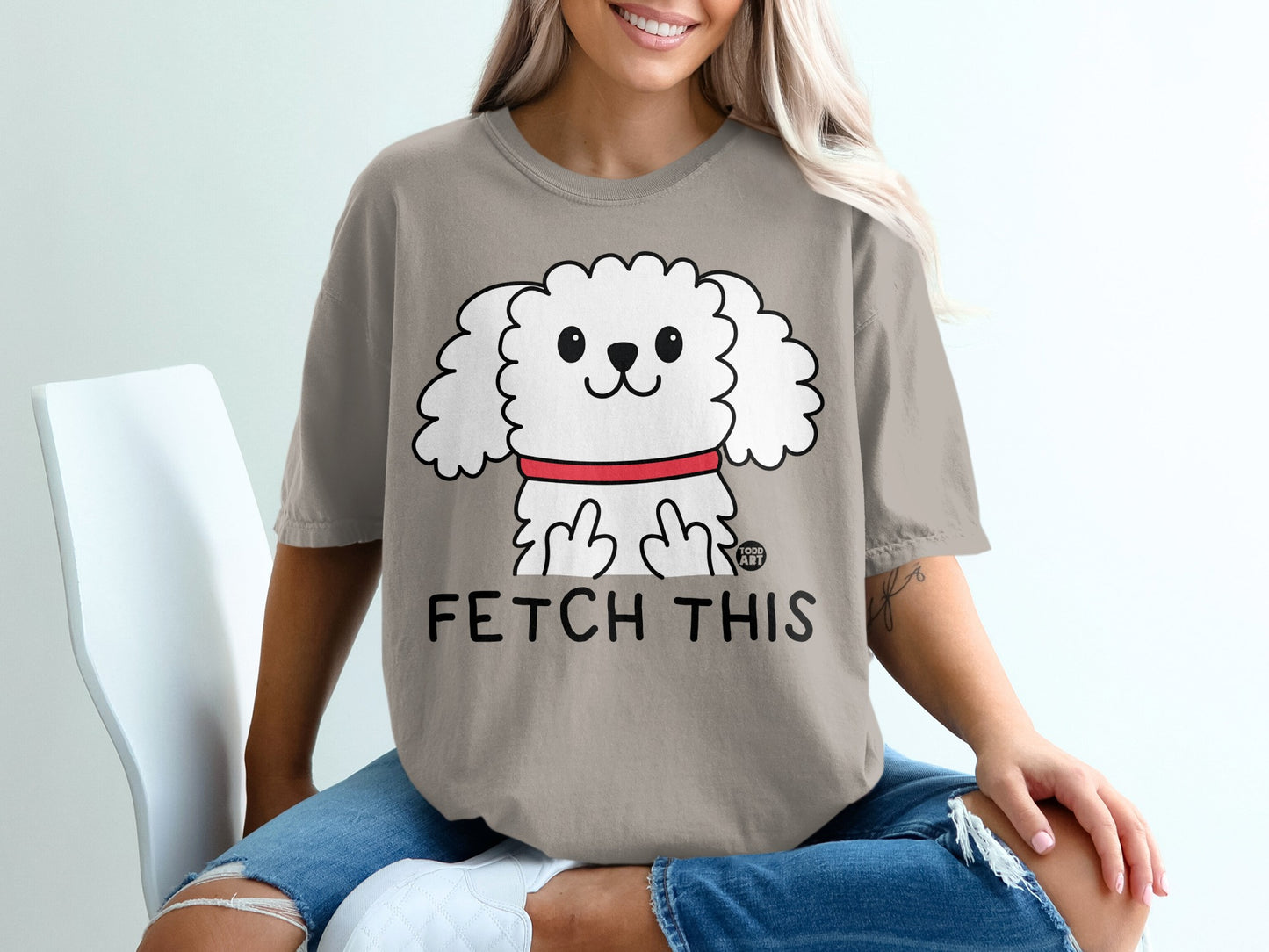 Fetch This Dog Graphic T-Shirt for Casual Wear