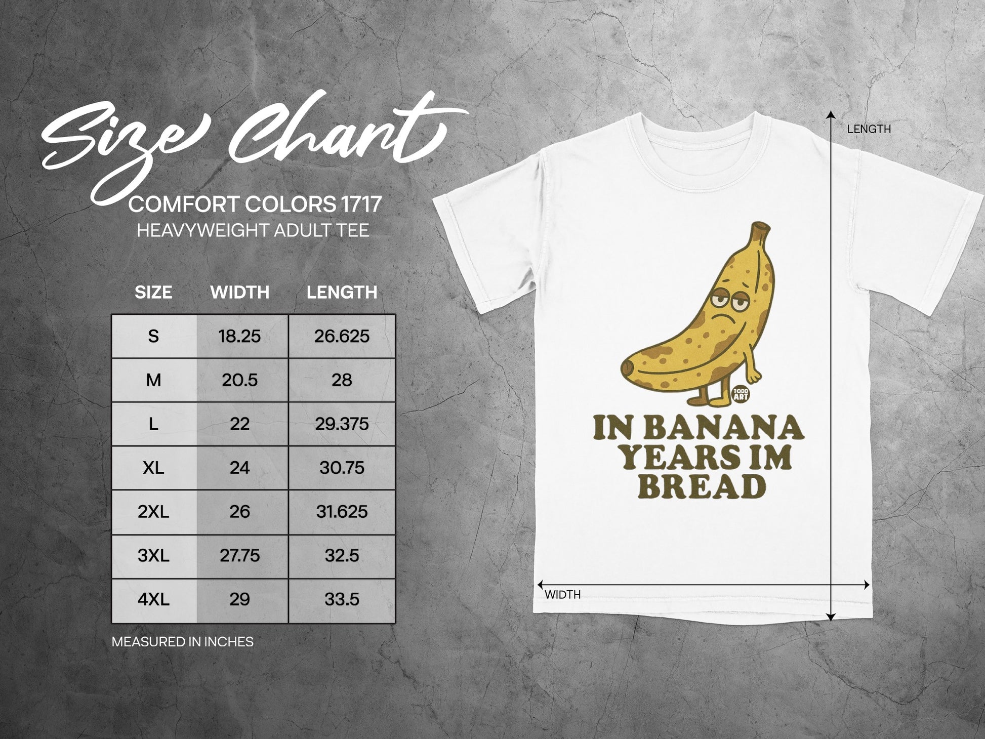 Sad Banana In Banana Years Im Bread Tee product type
