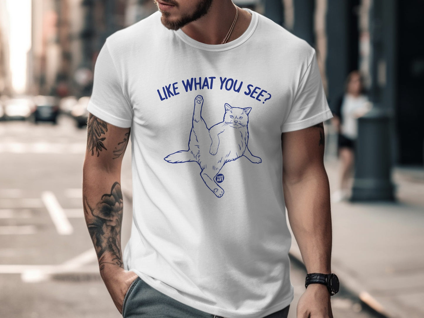 Like What You See Cat Graphic Men's T-shirt