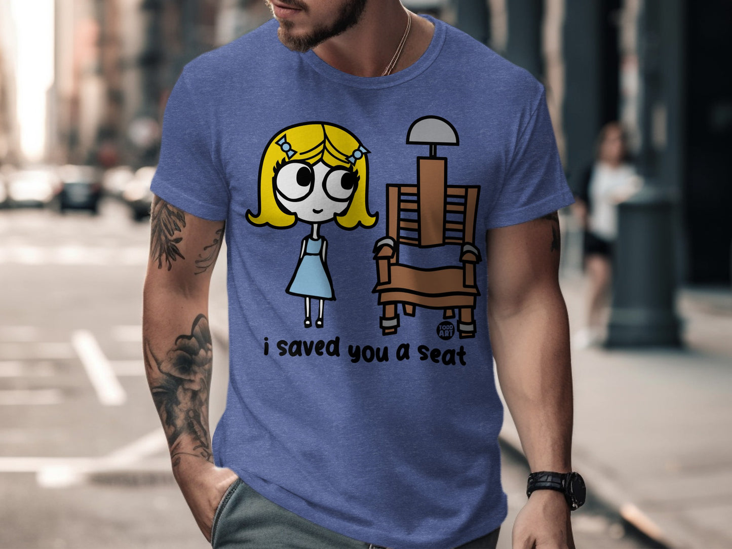 I Saved You A Seat Funny Graphic T-Shirt Product