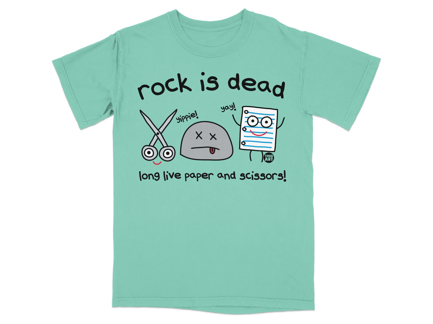 Rock is dead long live paper and scissors product type