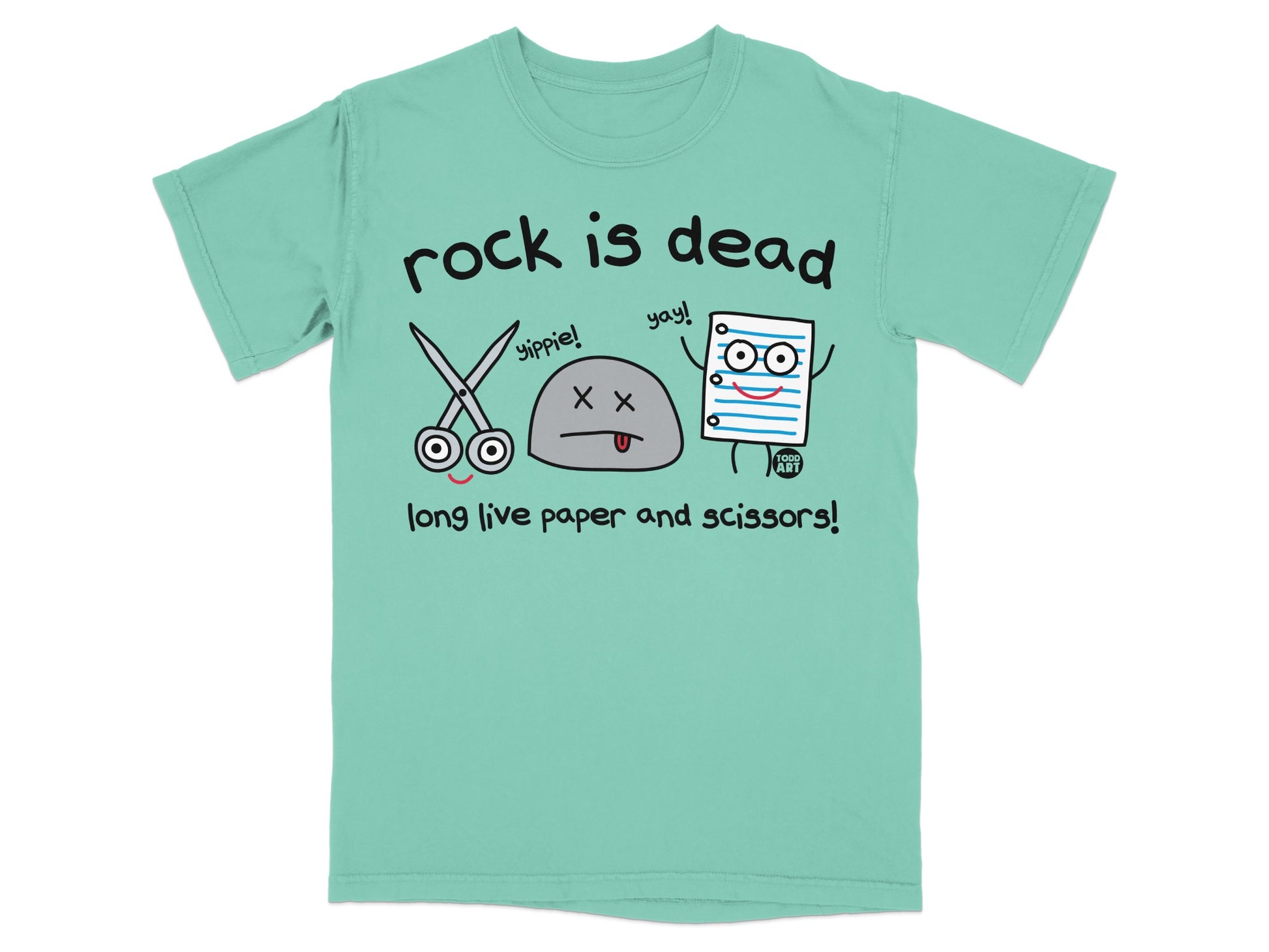 Rock is dead long live paper and scissors product type