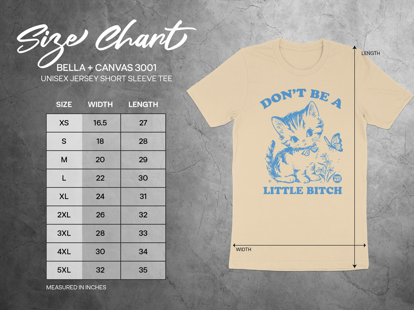 Don't Be A Little Bitch Short Sleeve Tee