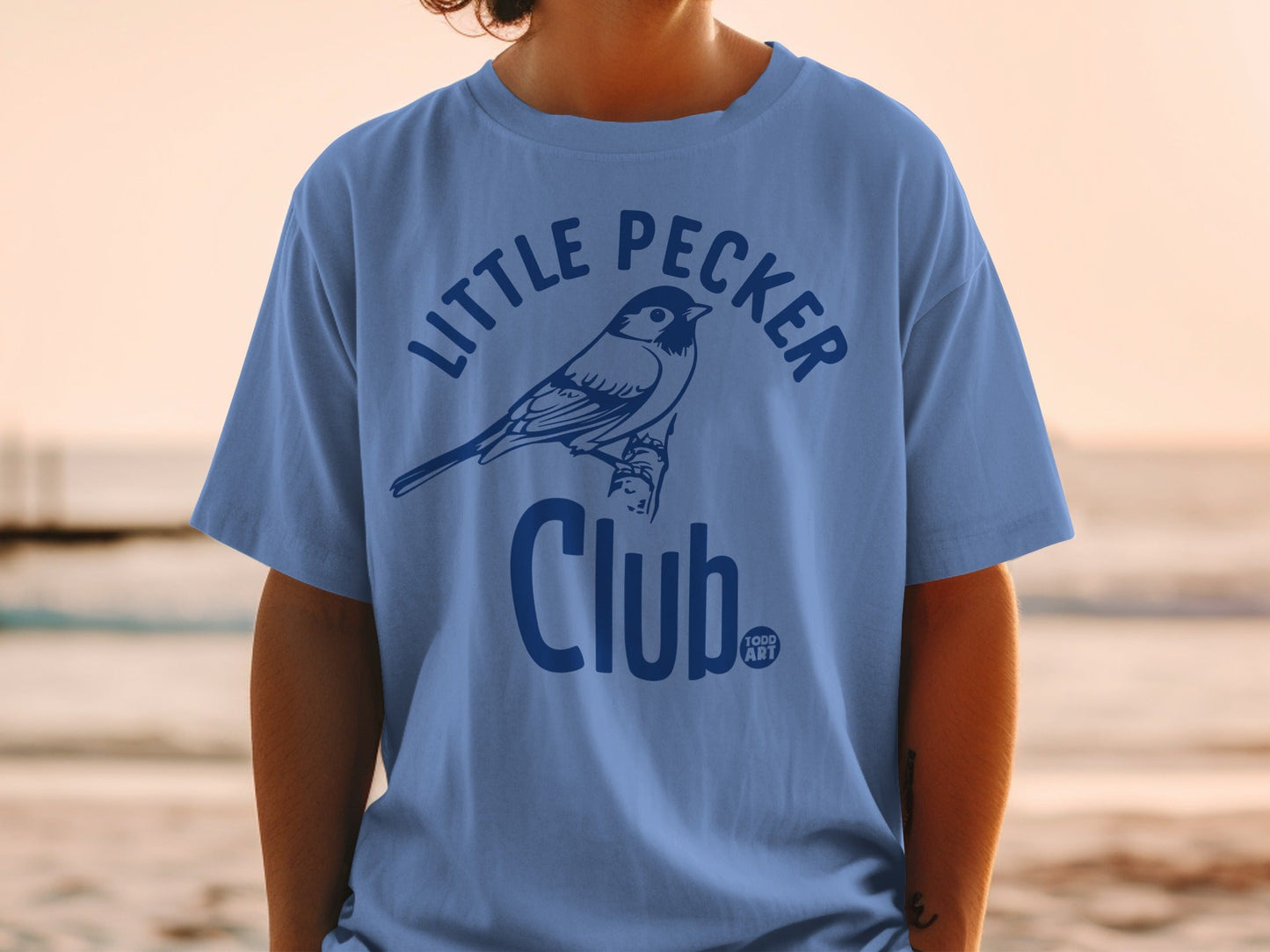 Little Pecker Club Funny Bird Graphic T-Shirt