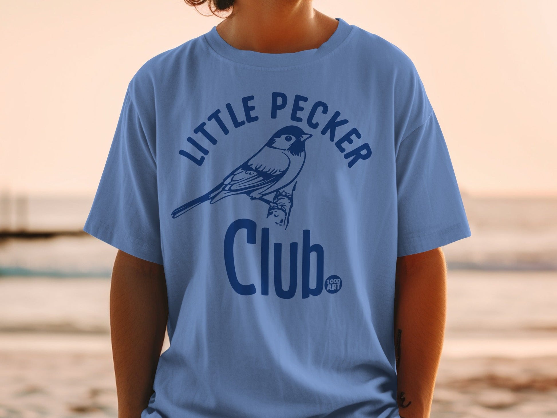 Little Pecker Club Funny Bird Graphic T-Shirt