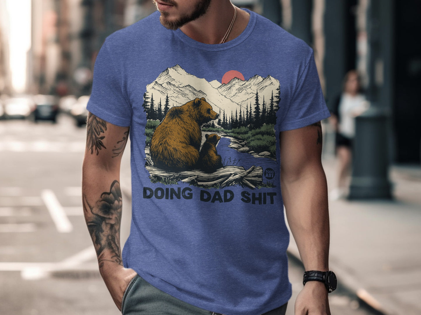 Doing Dad Shit Bear Mountain Graphic T-shirt