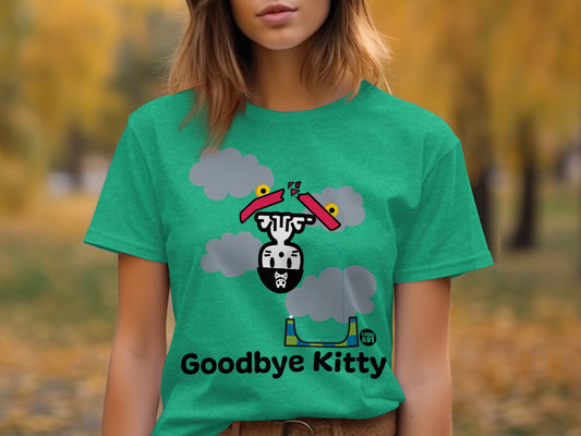 Goodbye Kitty Graphic T-shirt with Unique Design