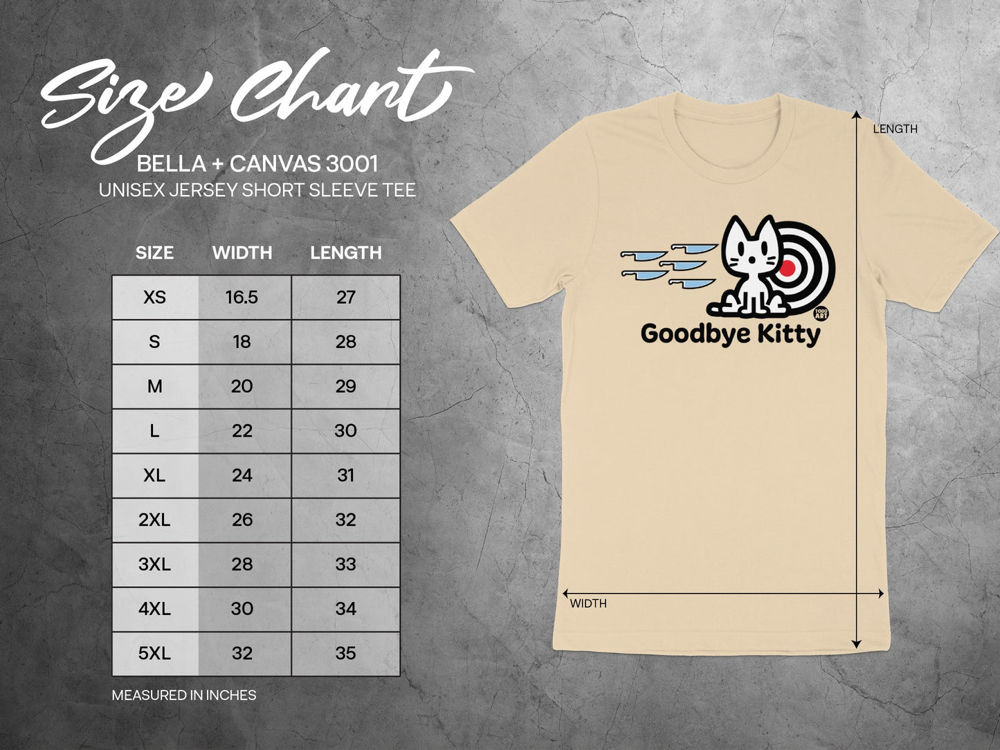 Goodbye Kitty Unisex Jersey Short Sleeve Tee