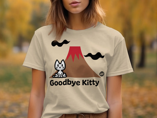 Goodbye Kitty Funny Graphic Tee Shirt Product