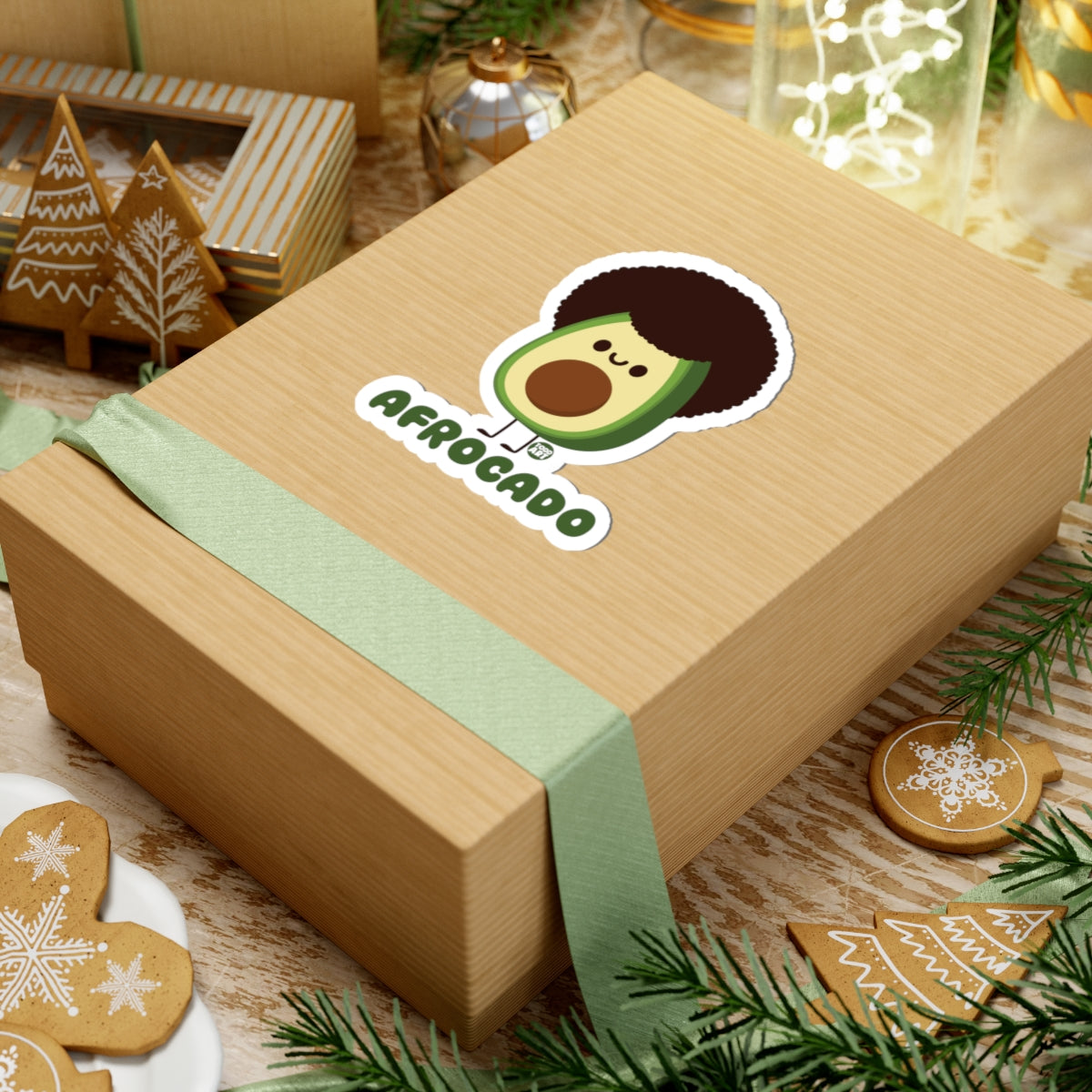 Afrocado Todd Art Sticker