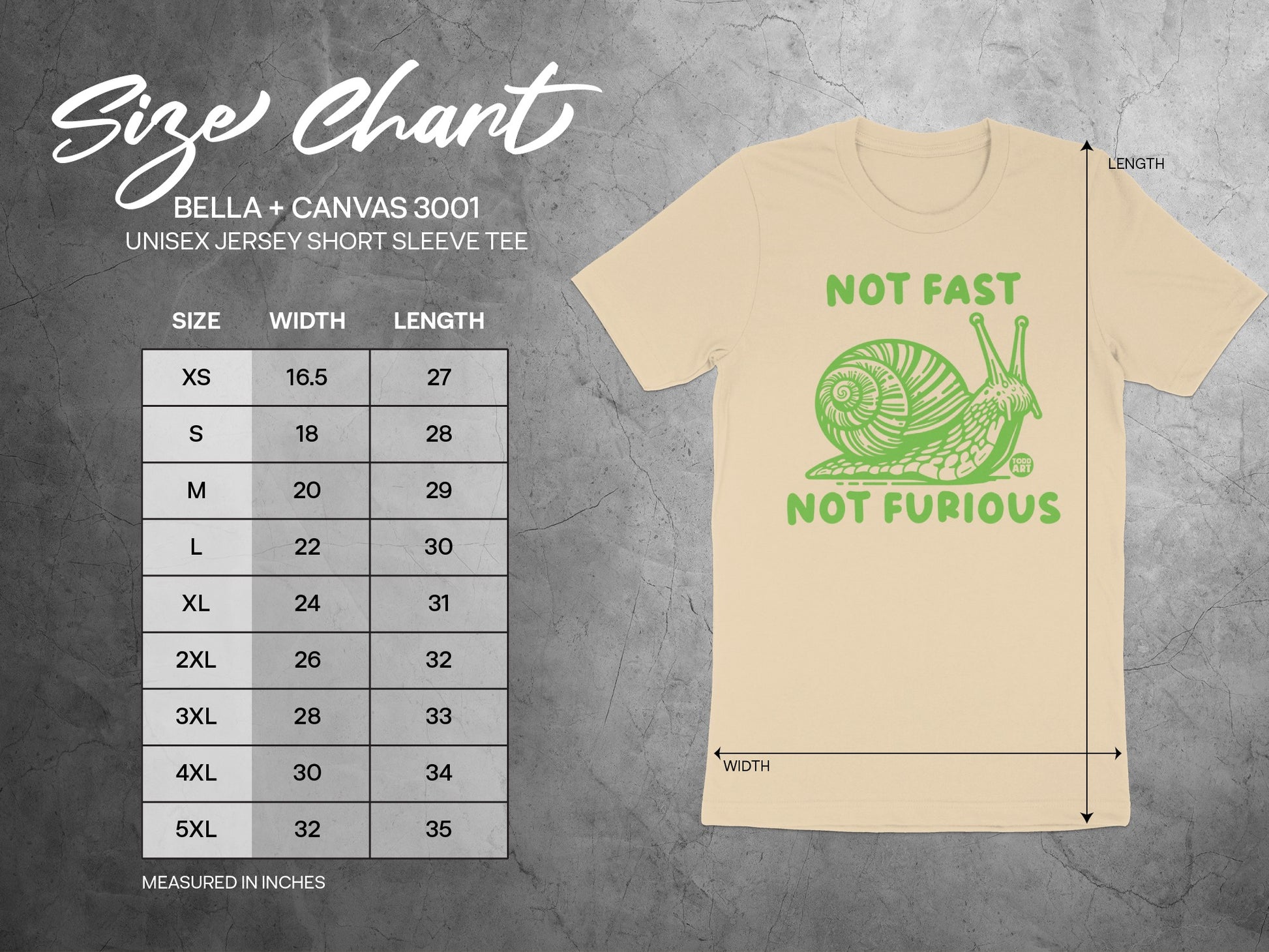 Not Fast Not Furious Snail Graphic T-shirt