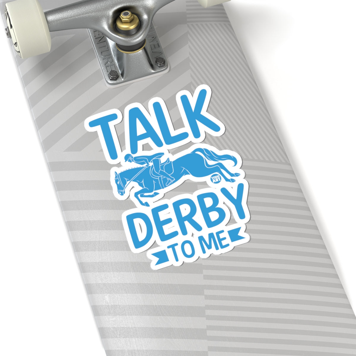Talk Derby TimeTodd Art Sticker