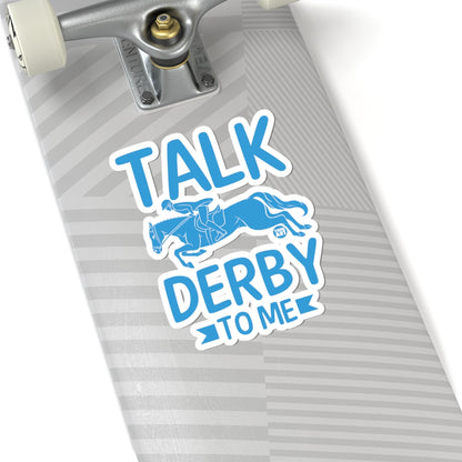 Talk Derby TimeTodd Art Sticker