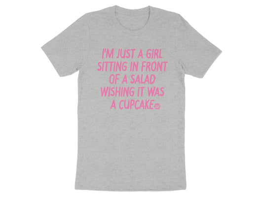 I'm Just A Girl Sitting In Front Of A Salad T-shirt product