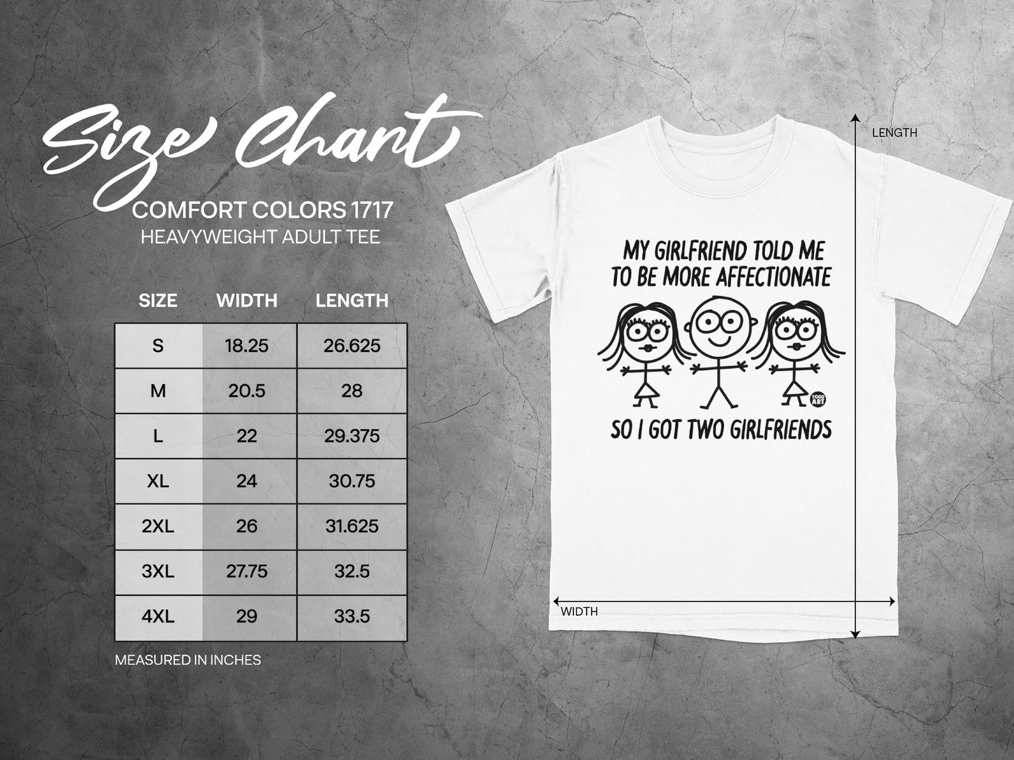 Funny Two Girlfriends Affectionate Adult Tee Shirt