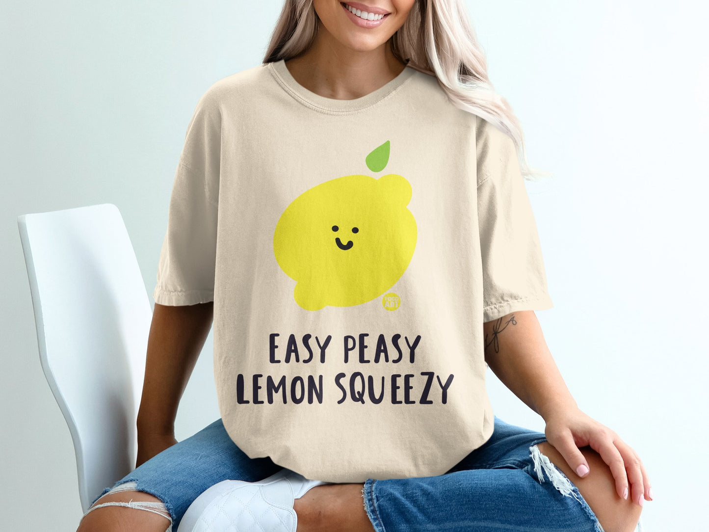 Easy Peasy Lemon Squeezy Happy Lemon Graphic product type