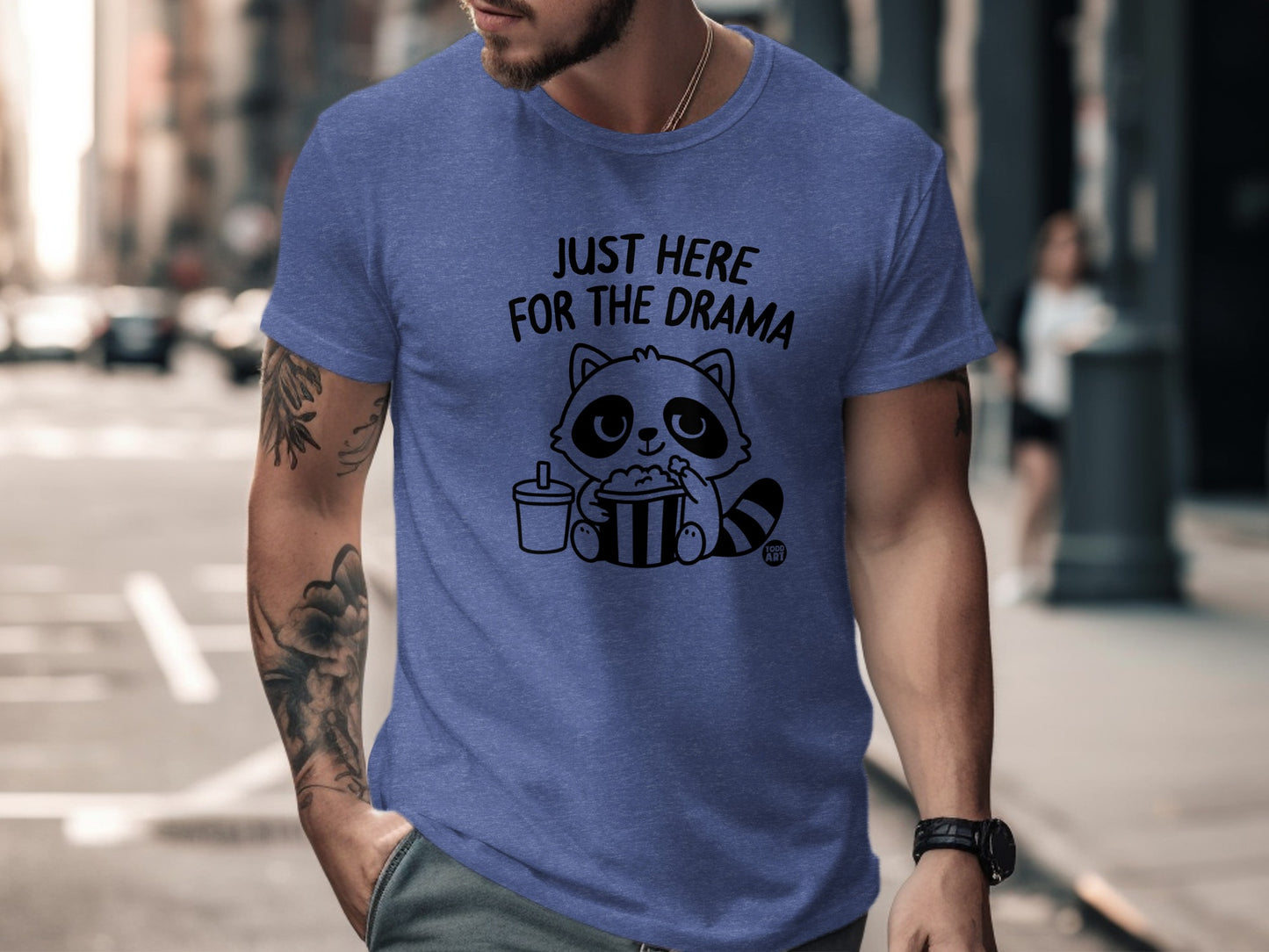 Just Here for the Drama Raccoon T-Shirt