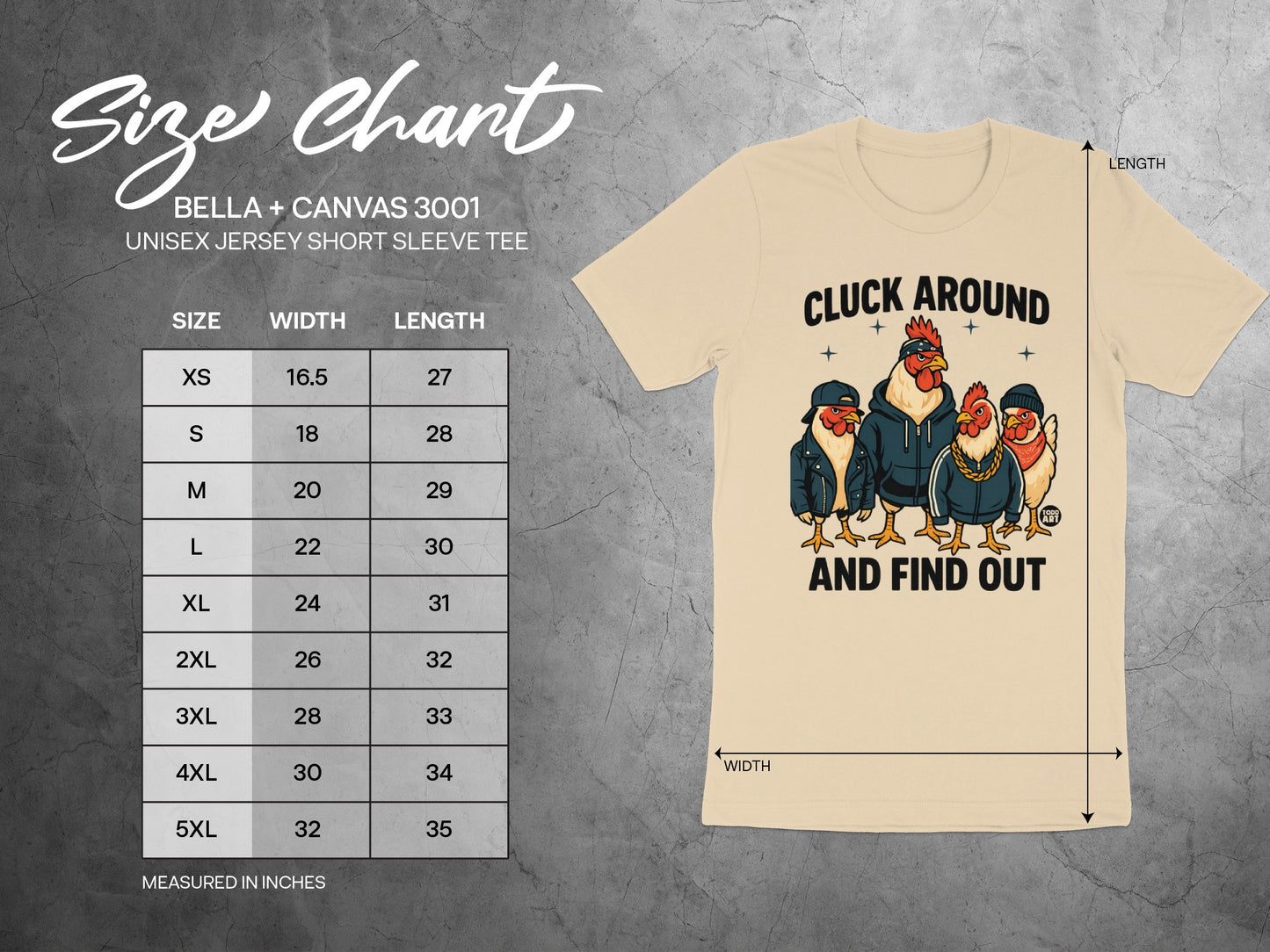 Cluck Around And Find Out Unisex Jersey Short Sleeve Tee
