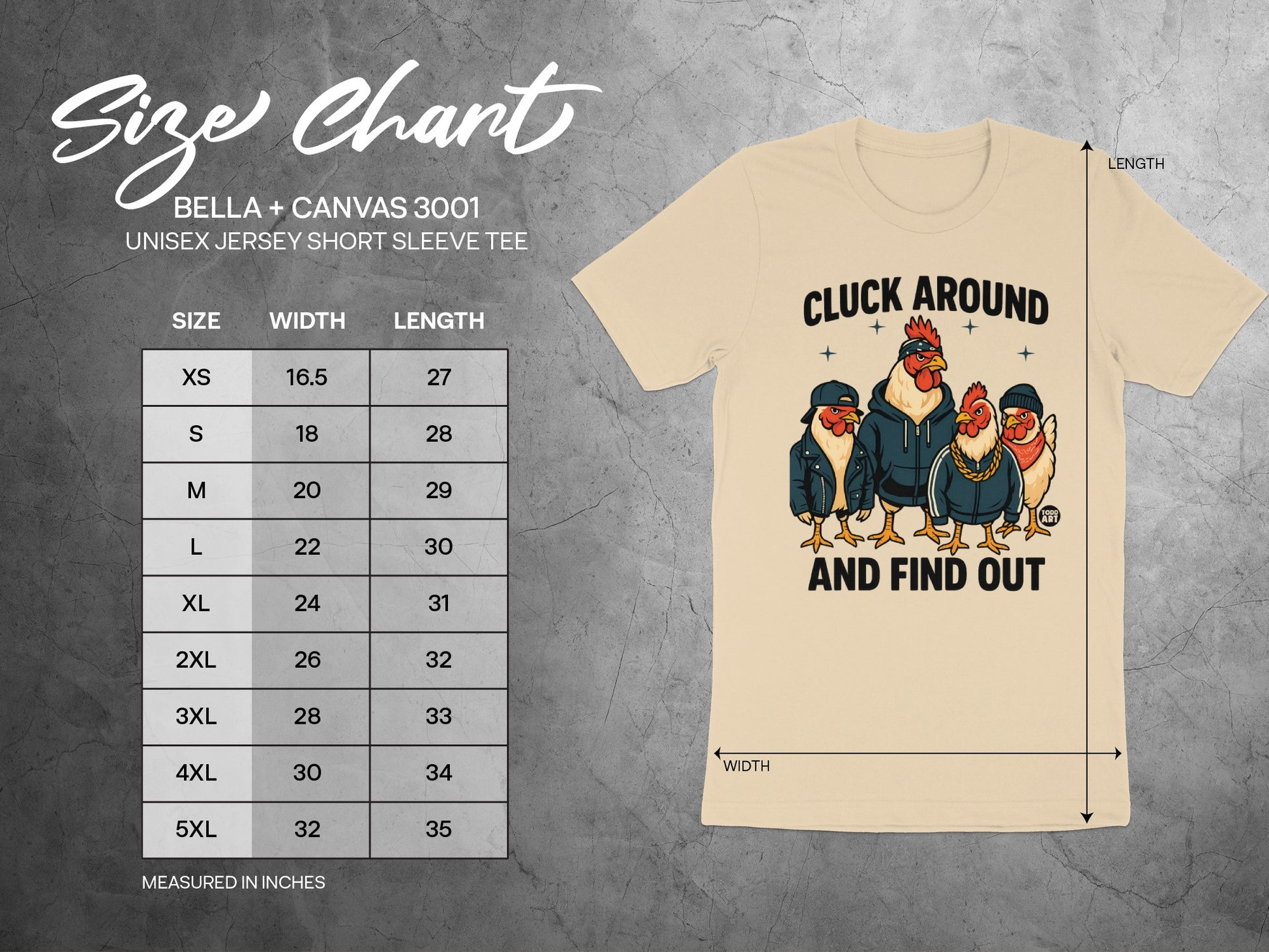 Cluck Around And Find Out Unisex Jersey Short Sleeve Tee