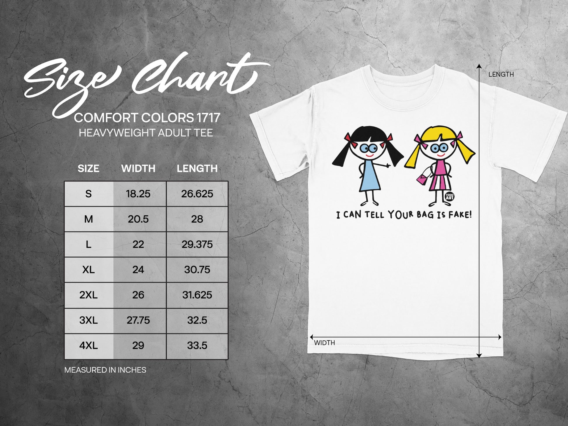 I Can Tell Your Bag Is Fake Cartoon Graphic Tee