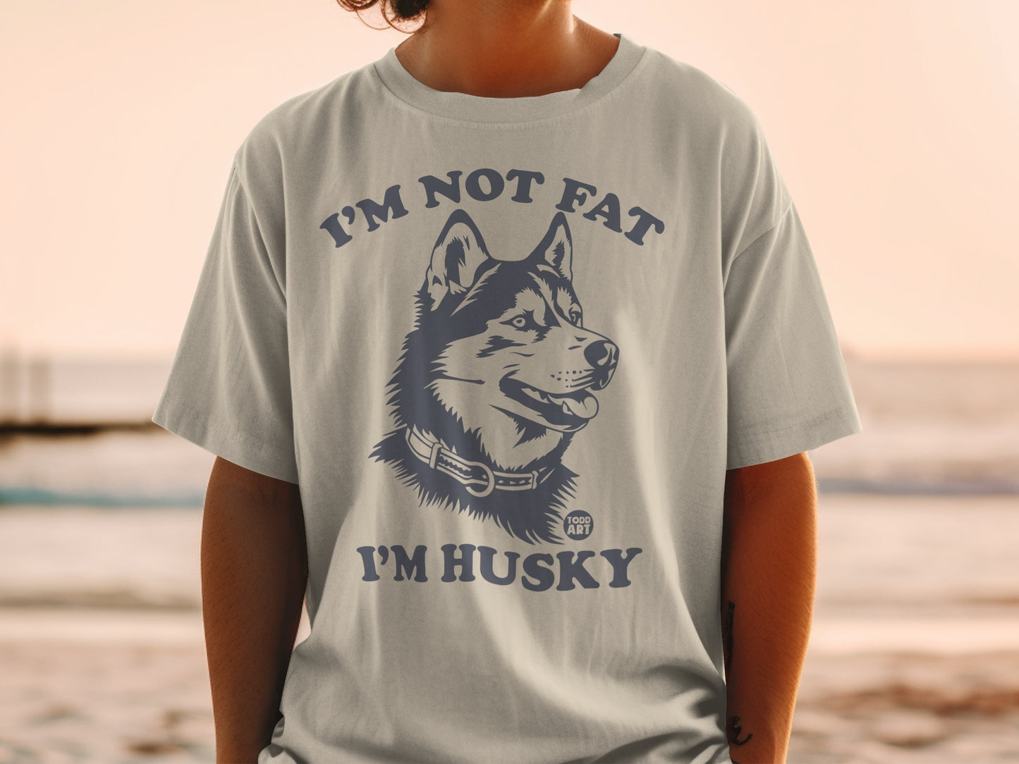I'm Not Fat I'm Husky Graphic T-Shirt