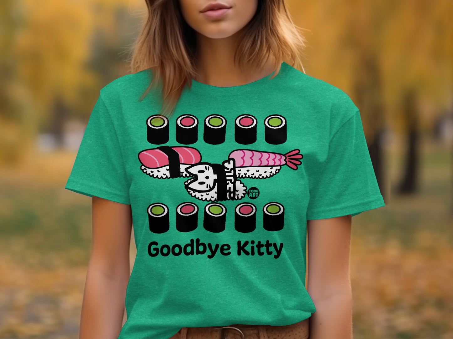 Goodbye Kitty Sushi Roll Graphic Tee