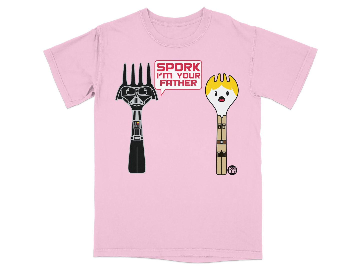 Spork I'm Your Father Star Wars Pink T-shirt product type