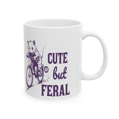 Cute Buff Feral Todd Art Mug