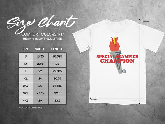SPECIAL OLYMPICS CHAMPION HEAVYWEIGHT ADULT TEE product type