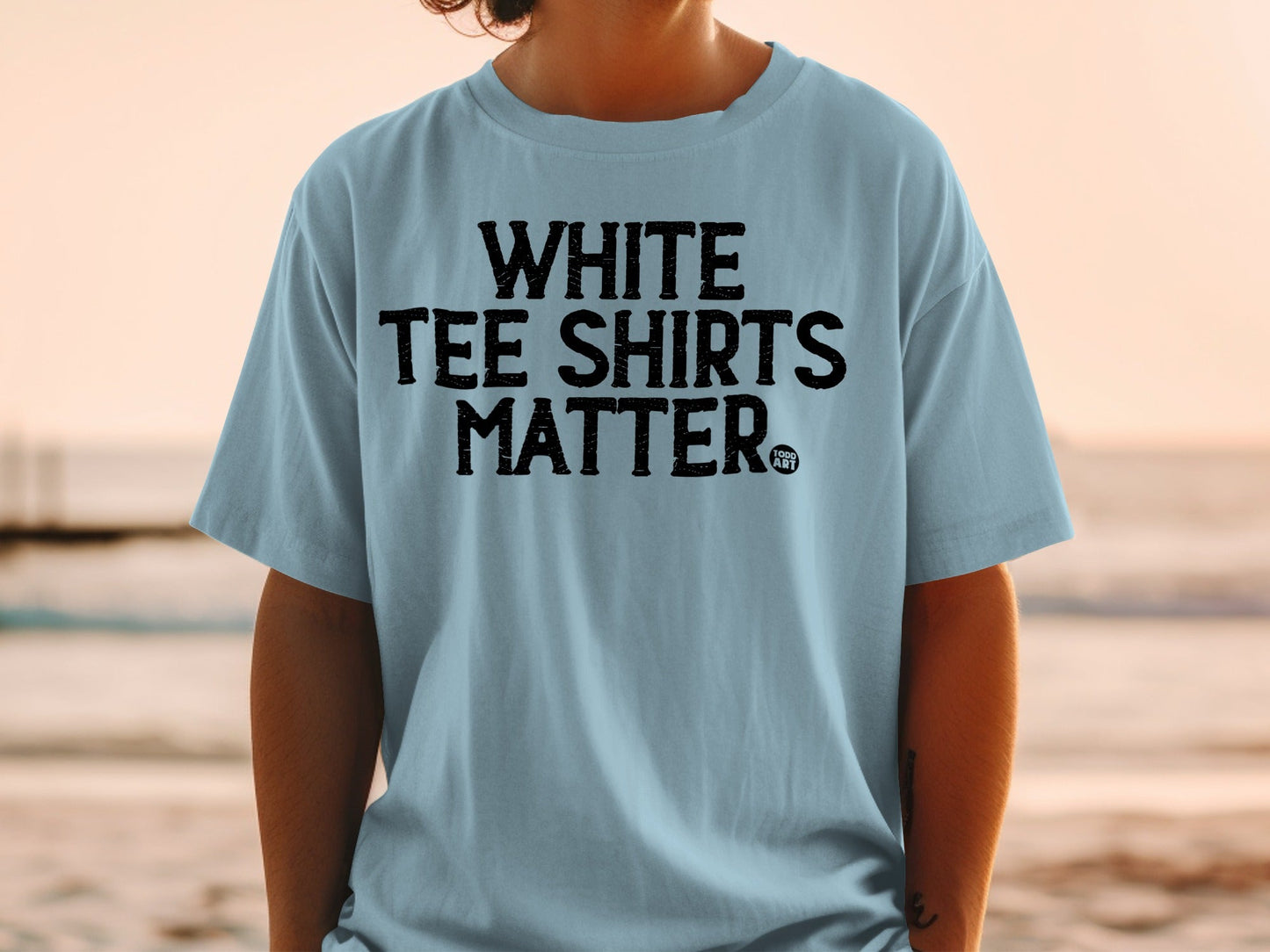 White Tee Shirts Matter Graphic Tee Shirt Product