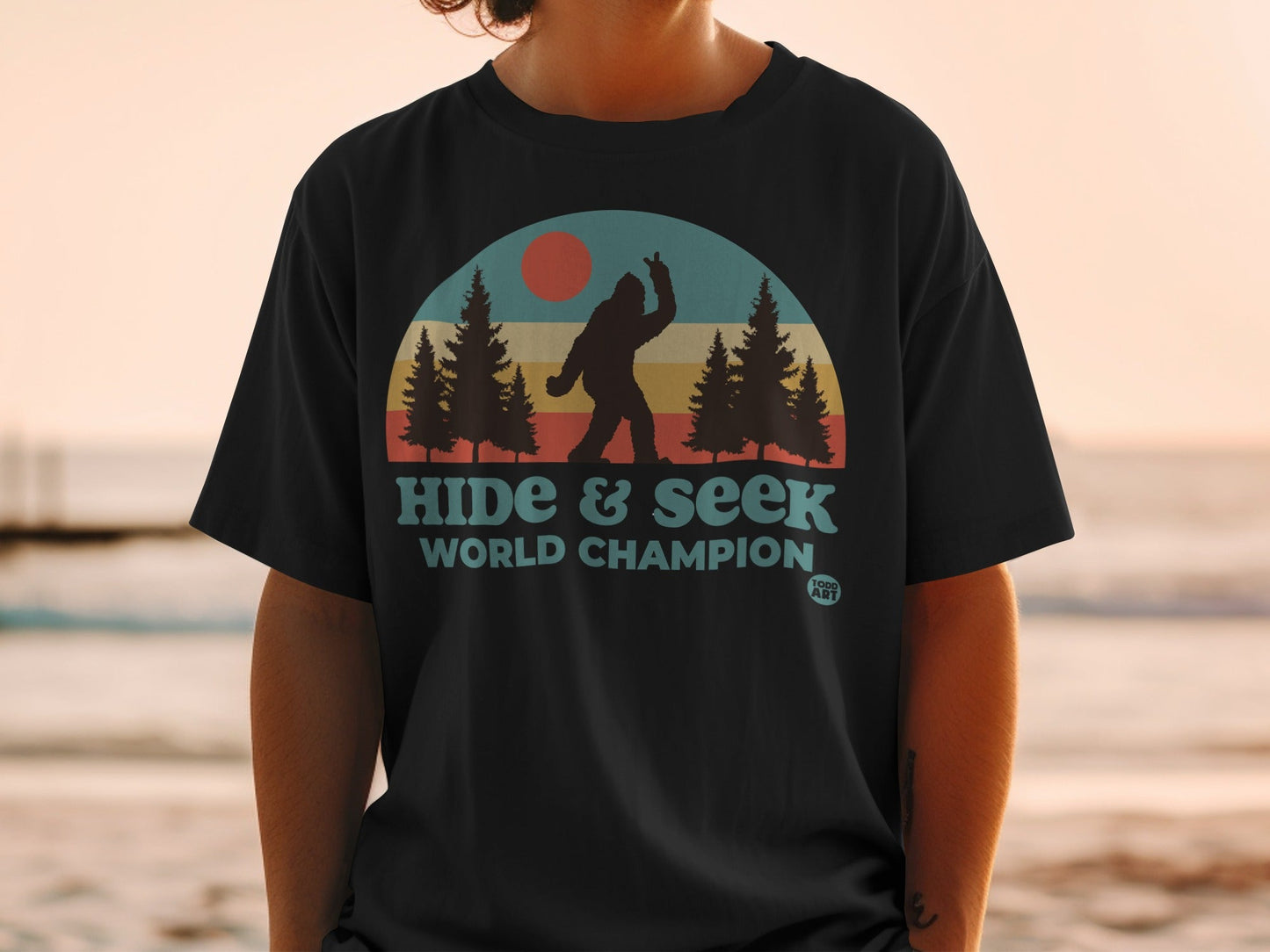Hide and Seek World Champion Bigfoot T-shirt