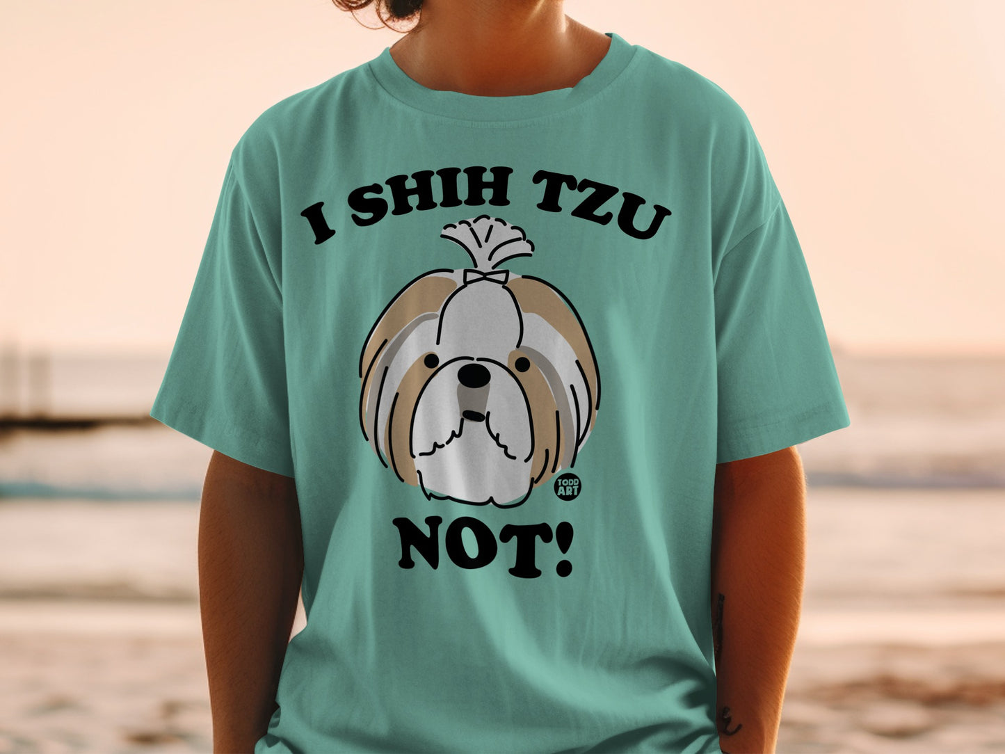 I Shih Tzu Not Funny Graphic Dog Lover T-shirt