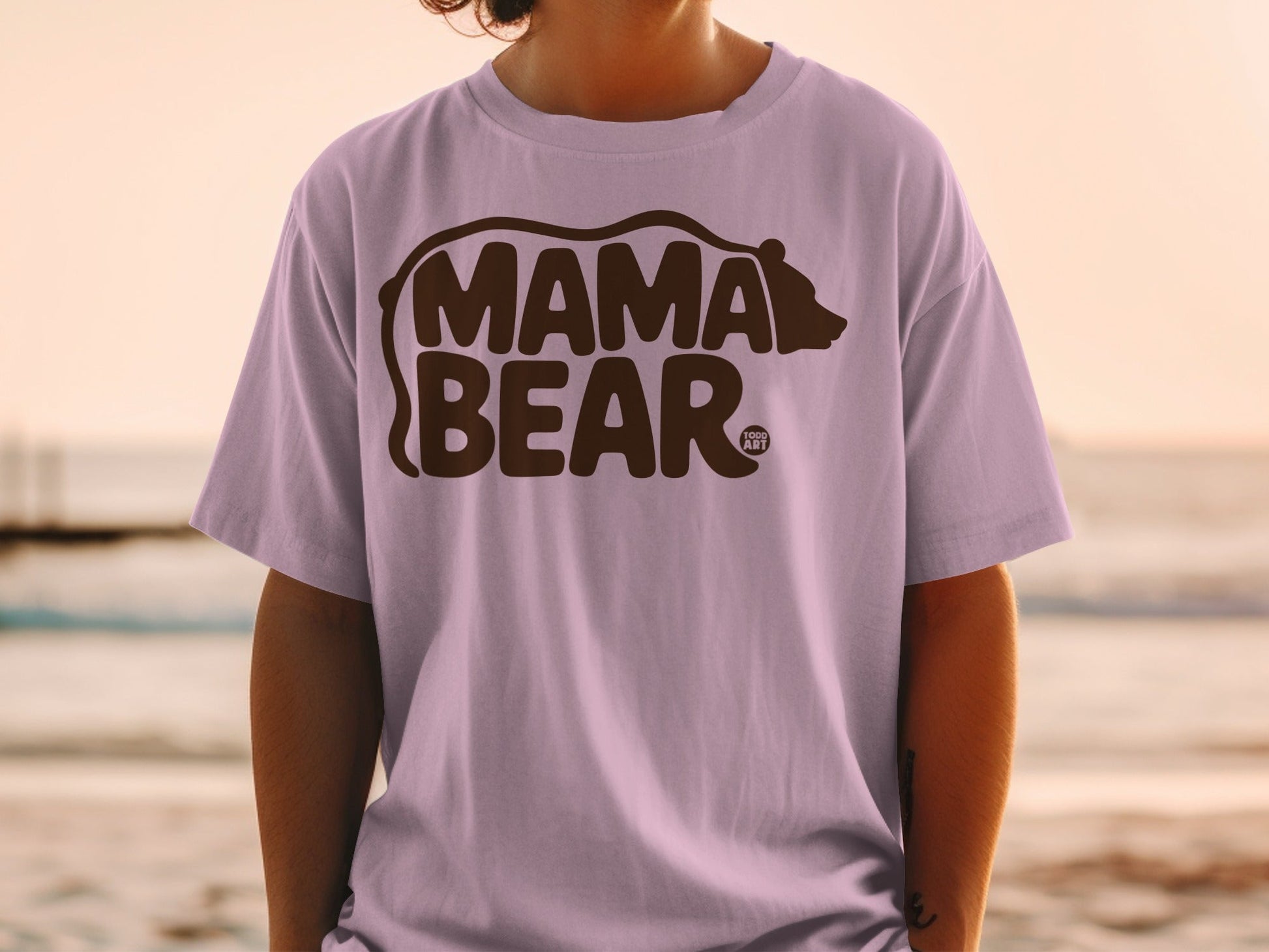 Mama Bear Graphic Shirt for Casual Stylish Look