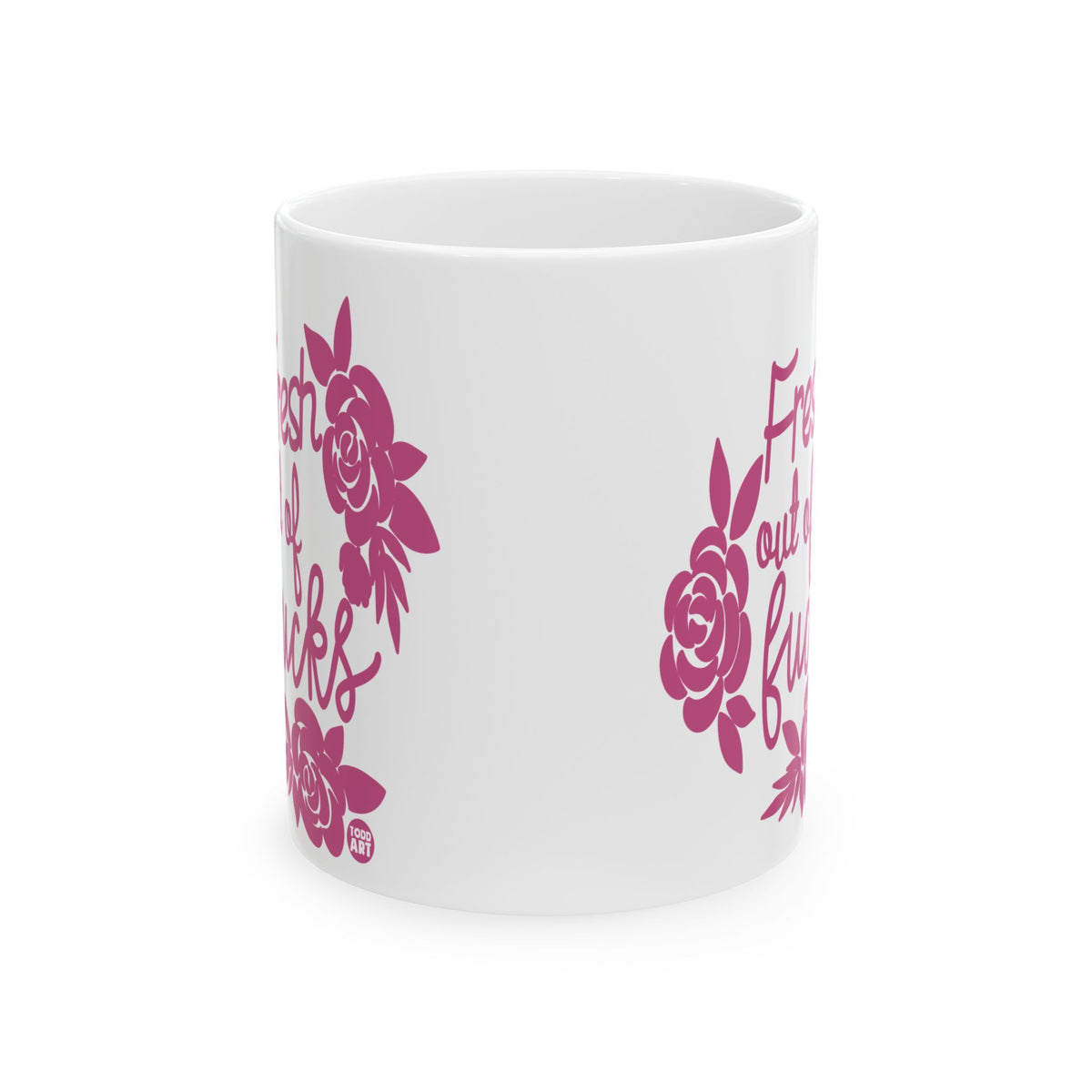 Floral Fancy Todd Art Mug