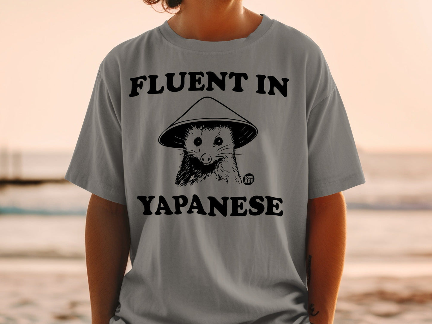 Fluent in Yapapanese Funny Animal Graphic Shirt