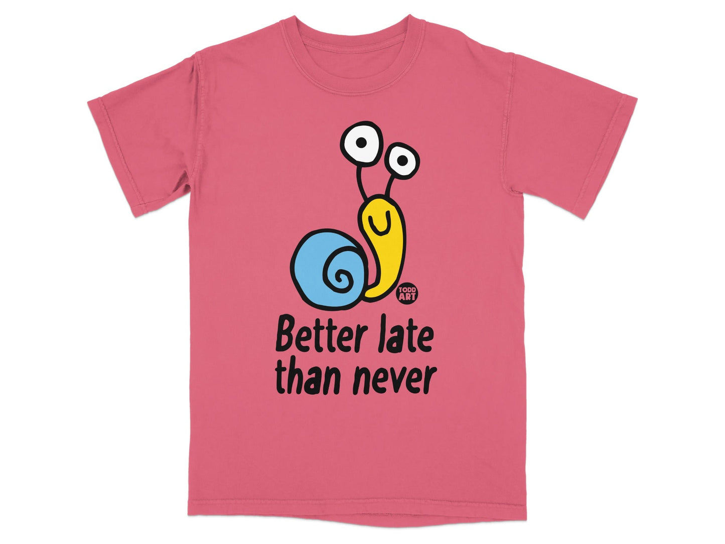 Better Late Than Never Snail Graphic T-shirt