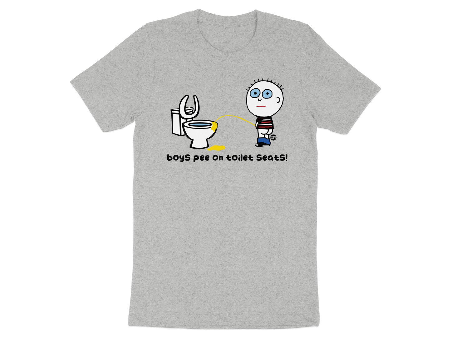 Boys Pee On Toilet Seats Graphic Tee product