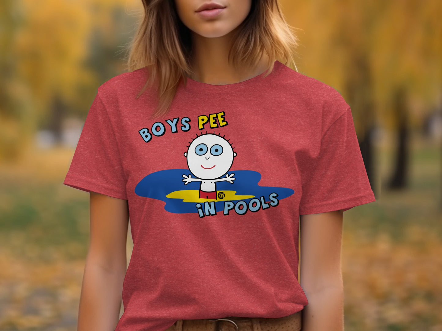 Boys Pee In Pools Graphic Tee for Humor Enthusiasts