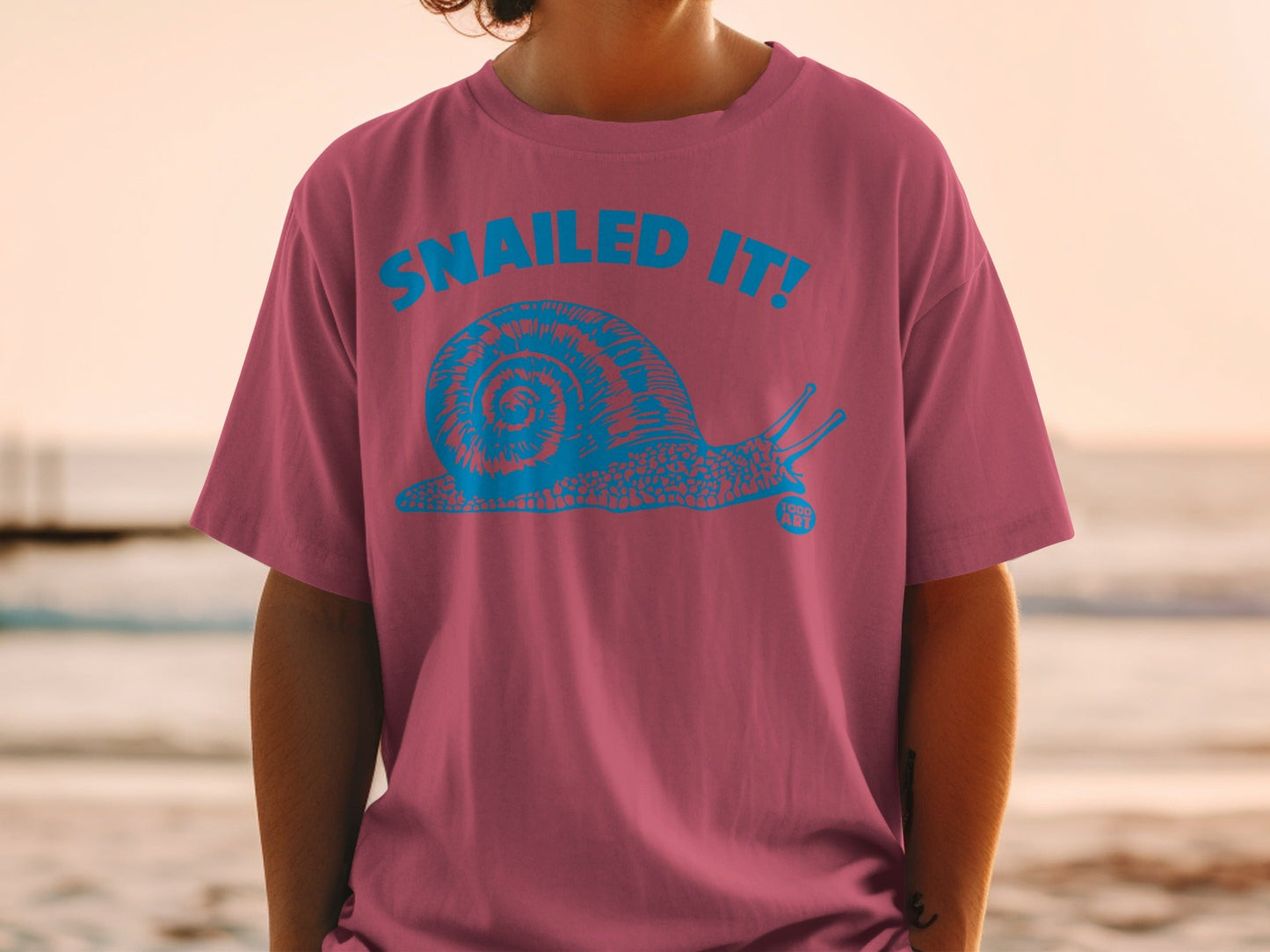 Snailed It Snail Graphic Novelty T-Shirt