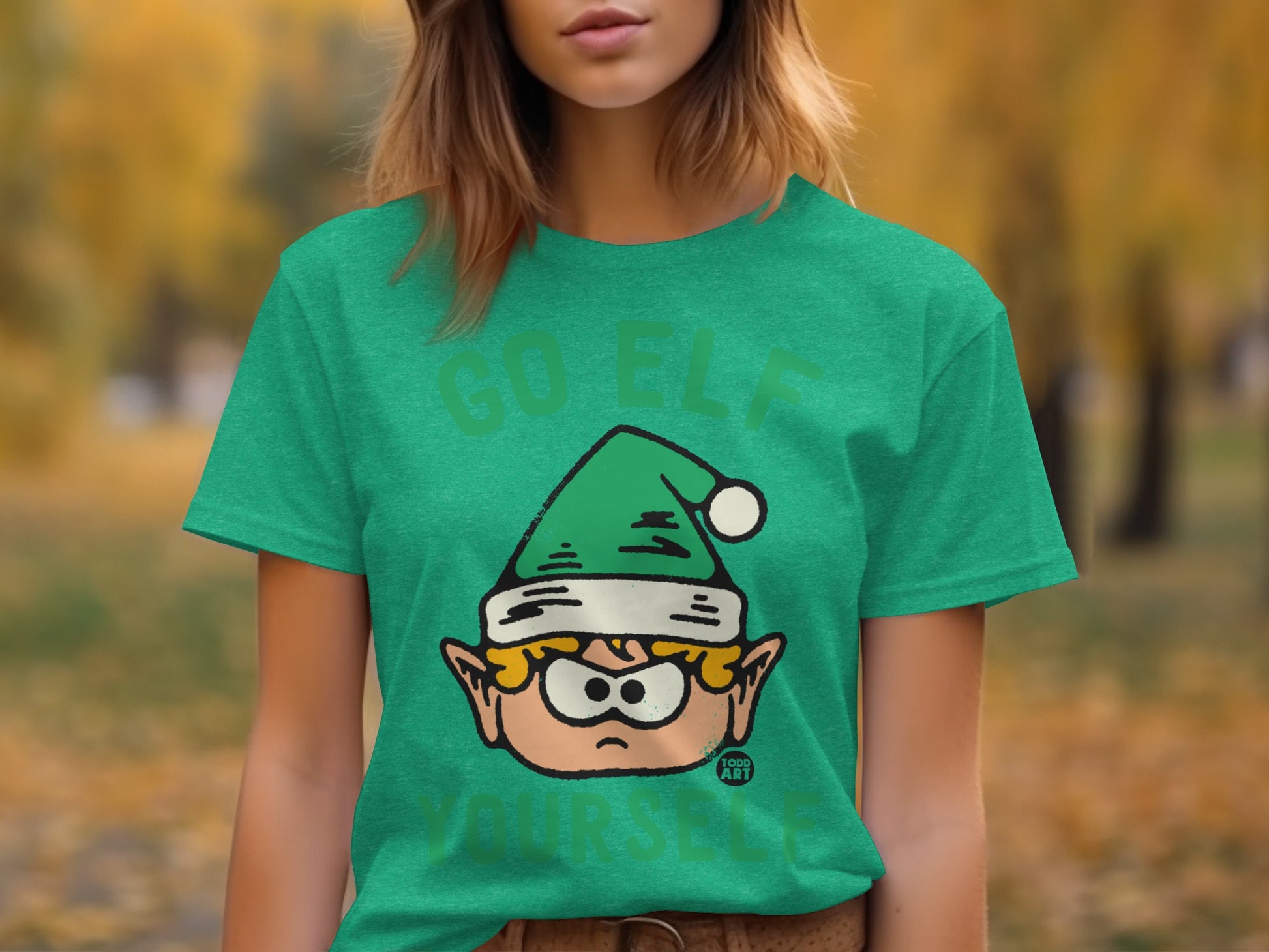 Go Elf Yourself Funny Christmas T-Shirt