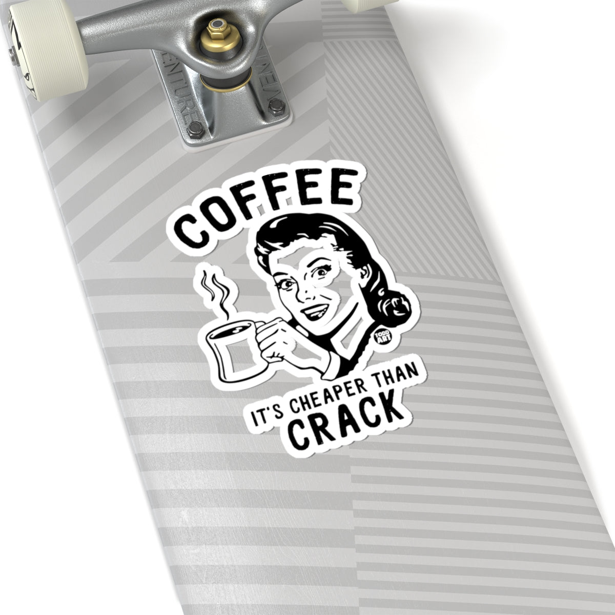 Coffee Todd Art Sticker