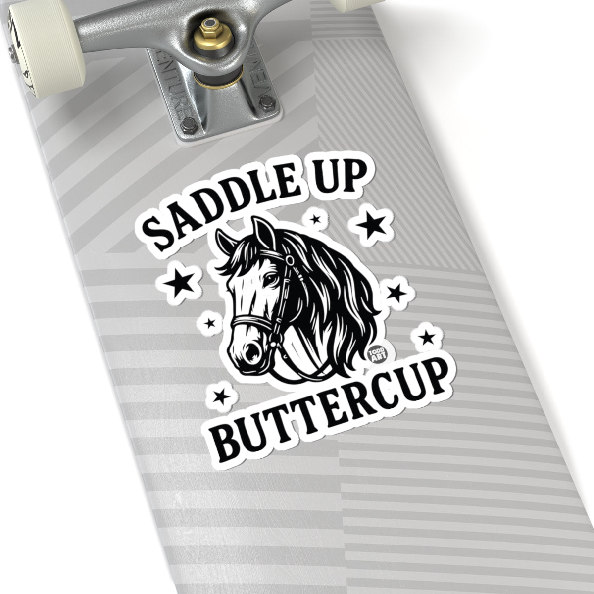 Western Horse VibesTodd Art Sticker