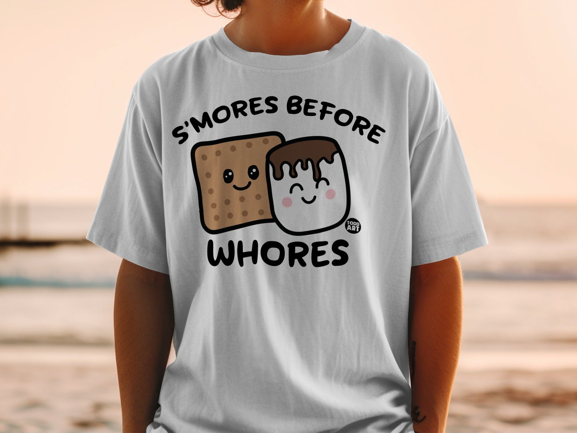 S'mores Before Whores Funny Graphic Tee Shirt