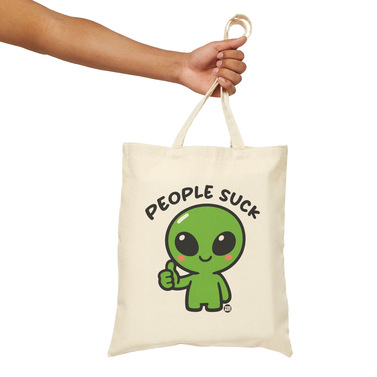 People Suck Alien Tote Bag