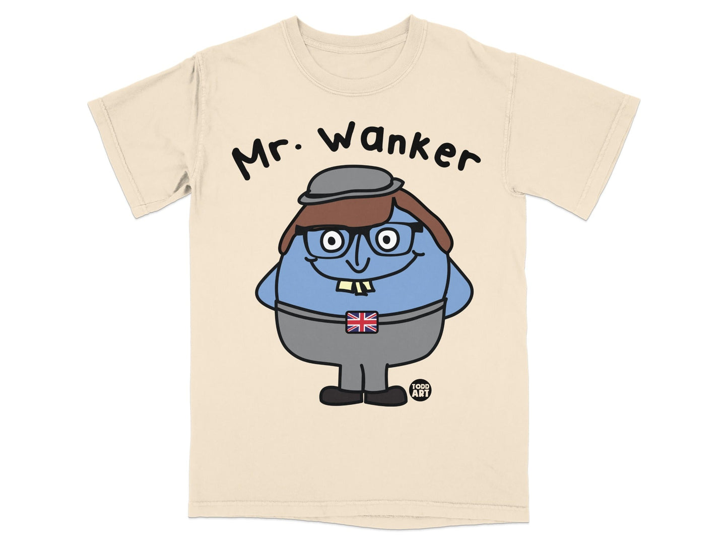 Mr. Wanker Todd Art Funny Graphic T-shirt