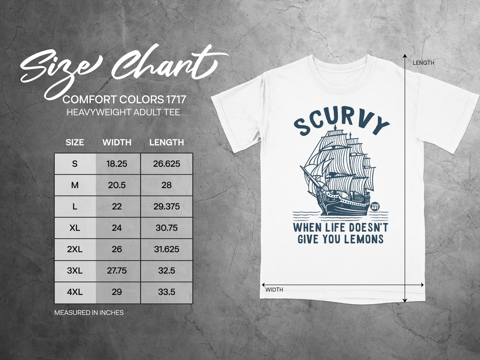 Scurvy When Life Doesn't Give You Lemons Tee Shirt